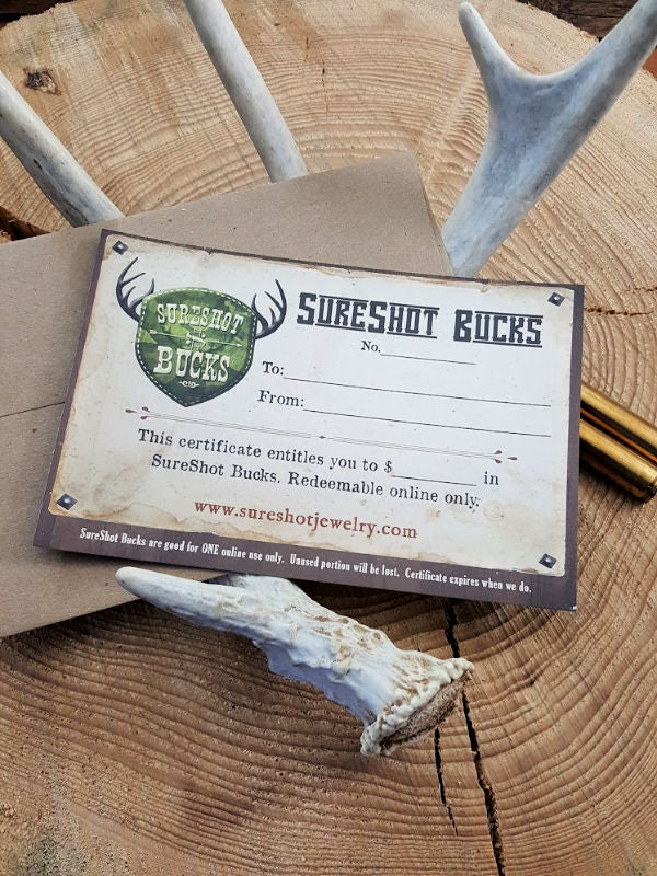 SureShot Bucks Gift Certificate – SureShot Jewelry