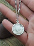 Buffalo Nickel Coin Necklace - Unisex