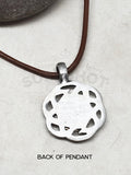 Men or Ladies Celtic Knot 20 Gauge Shotshell Leather Necklace