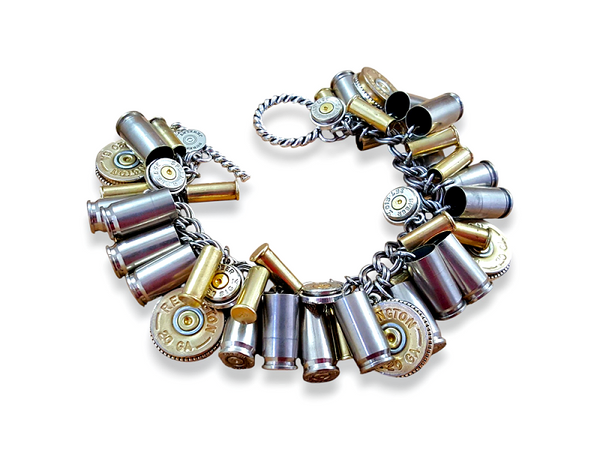 Mixed Metal Loaded Bullet & Shotshell Bracelet – SureShot Jewelry