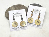 12 Gauge STAINLESS Beaded Dangle Earrings
