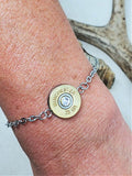 28 Gauge Shotshell Petite Chain Bracelet