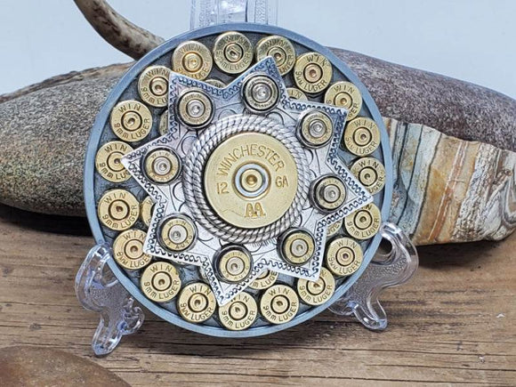 Sureshot Jewelry Belt Buckle Bullet & Shotshell Oval Belt Buckle II – SureShot Jewelry main image 4