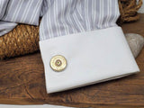 Brass 12 Gauge Shotshell Cuff Links - Choice of Brands