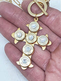 Gothic Style Cross Convertible Bullet Necklace