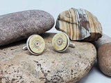 Brass 20 Gauge Shotshell Cuff Links