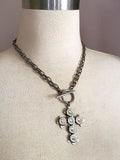 Gothic Style Cross Convertible Bullet Necklace