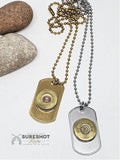 Classic SureShot 12 Gauge Dog Tag Necklace