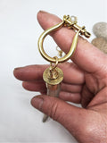 Antler Pendant Screw Lock Necklace