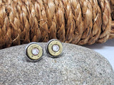 Bullet Studs - .223 Bullet Earrings - Military Issue