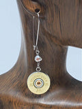 20 Gauge Shotshell Stainless Kidney Wire Earrings