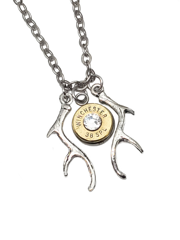 Jewelry Beaded Necklaces Necklaces Real Antler Pendant Deer Antler