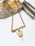 Follow Your Arrow Gold Bullet Necklace