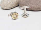Classic Bullet Cuff Links - 12mm - 30-06 - Other Calibers Available