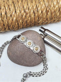 ID Bracelet - Triple Bullet ID Bracelet - Unisex-Bracelets-SureShot Jewelry