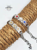 ID Bracelet - Triple Bullet ID Bracelet - Unisex-Bracelets-SureShot Jewelry