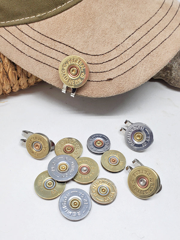 ラウンド用品・アクセサリー SHOT NAVIAIREX 12 Gauge Shotgun Casing Golf Ball Marker & Hat Clip Set - Golf