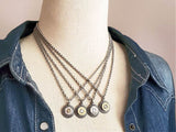 Small Caliber Sunburst Style Bullet Necklace