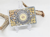Bullet & Shotshell Rectangle Belt Buckle