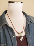 Triple Horseshoe Nail Necklace - Unisex Styling