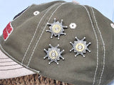 Maltese Style Medallion Bullet Hat Pin / Bullet Lapel Pin