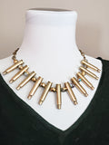 Rifle Casing Beaded Choker Necklace