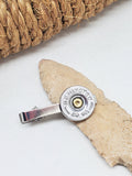 20 Gauge Shotshell Silver Tie Bar/Tie Clip