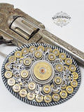Bullet & Shotshell Oval Belt Buckle II