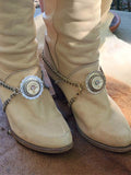 12 Gauge Shotshell Concho and Chain Boot Bracelet
