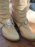 12 Gauge Shotshell Concho and Chain Boot Bracelet