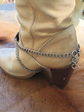12 Gauge Shotshell Concho and Chain Boot Bracelet