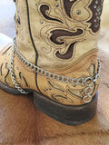 12 Gauge Shotshell Concho and Chain Boot Bracelet
