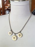 Triple Shotshell Ball Chain Necklace - 12 and 20 Gauges