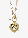 NEW! Gold Shot Thru the Heart Bullet Necklace