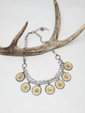 20 Gauge Shotshell Stainless Bib Necklace
