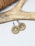 28 Gauge Shotshell Lever Back Earrings