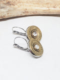 28 Gauge Shotshell Lever Back Earrings