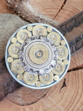 Round Shotshell & Bullet Belt Buckle