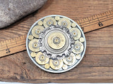 Round Shotshell & Bullet Belt Buckle