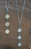 Triple Bullet Necklace - CHOICE of Brass or Nickel Casings-SureShot Jewelry
