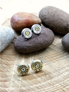Bullet Studs - Bullet Earrings - 40 Caliber S&W
