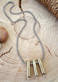 Bullet Jewelry - 223 Caliber Triple Bullet Necklace