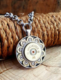 Ricochet Rounds Medallion Bullet Necklace - BEST SELLER