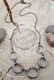 FIVE Antler Slice Circle of Life Designer Necklace-SureShot Jewelry