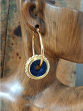 12 Gauge Diamond Studded Gold Shotshell Hoop Earrings - Several Options-SureShot Jewelry