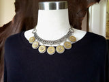 Stunning 20 Gauge Shotshell Double Chain Bib Necklace-SureShot Jewelry