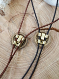 Concho 12 Gauge Shotshell Leather Bolo Tie - Unisex-SureShot Jewelry