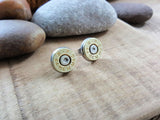 44 Magnum Bullet Stud Earrings-SureShot Jewelry