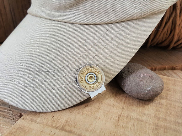 20 Gauge Shotshell Golf Marker - Hat Clip-SureShot Jewelry