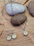 Jewelry Set - Small Caliber Stainless Bullet Necklace & Earring Set-SureShot Jewelry